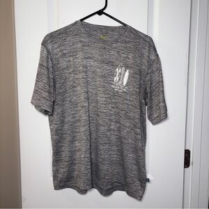 Women’s Heather Gray Short-Sleeve Graphic UPF 50+ Tee - Grand Turk Size: M
